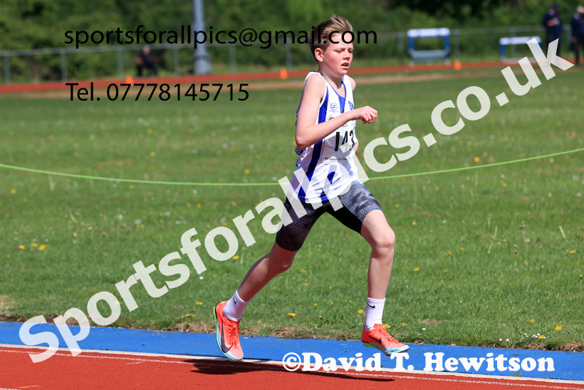 800 metres, 2026 North Eastern Track and Field Champs, Shildon, County Durham. Photo: David T. Hewitson/Sports for All Pics